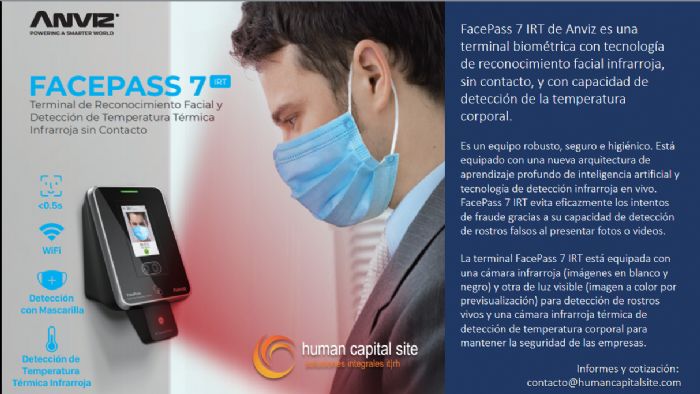 Facepass 7 IRT Terminal c/cámara térmica